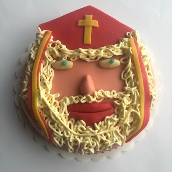 Afbeelding van sinterklaas taart 8 personen