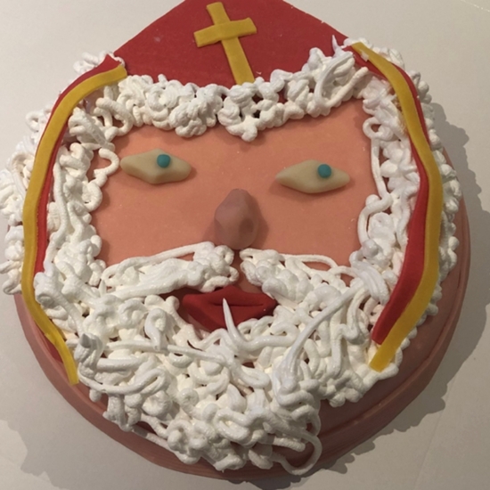 Afbeelding van sinterklaas taart 12 personen