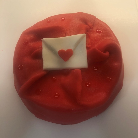 Afbeelding van Valentijn envelop taart